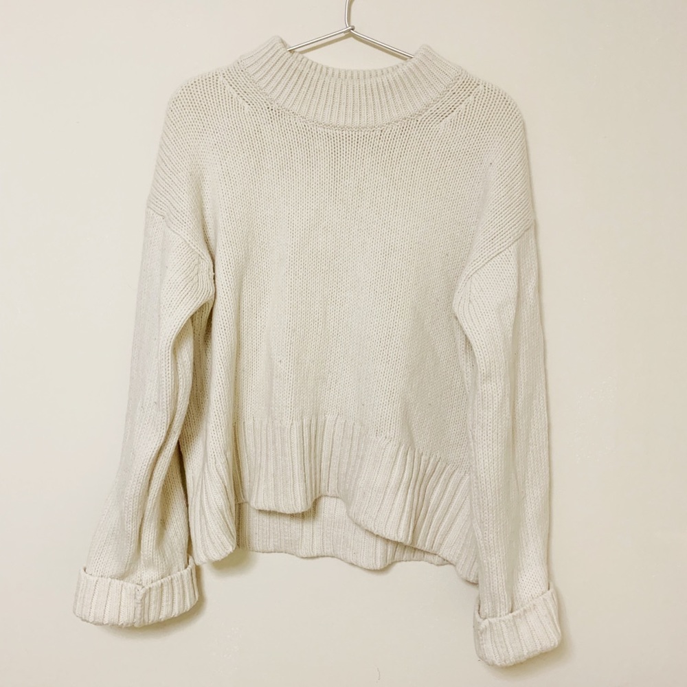 Everlane wool cashmere square crew sz s
